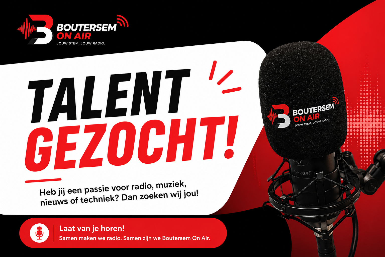 Talent gezocht